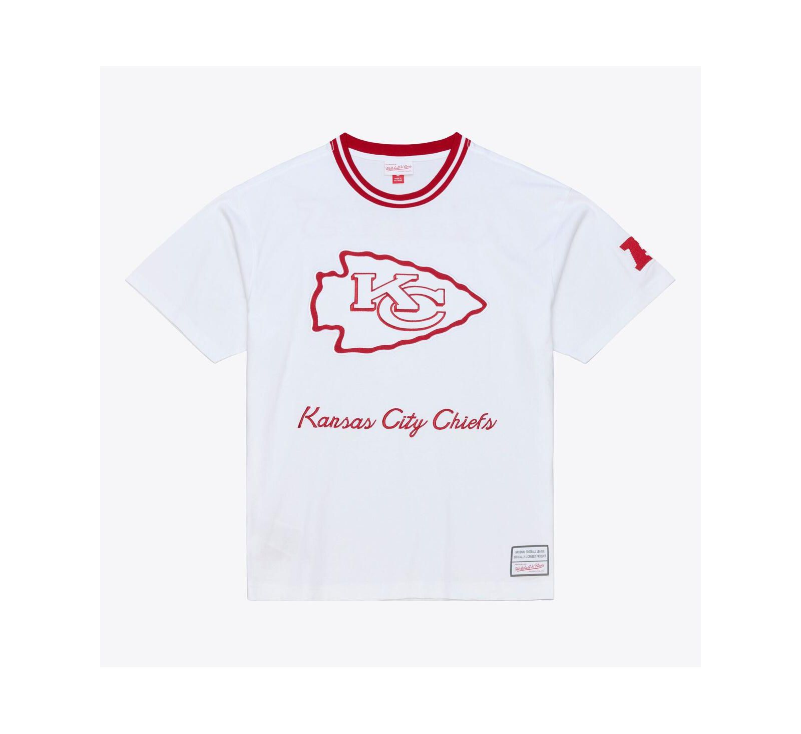 Mitchell & Ness Мужская футболка White Kansas City Chiefs Arctic