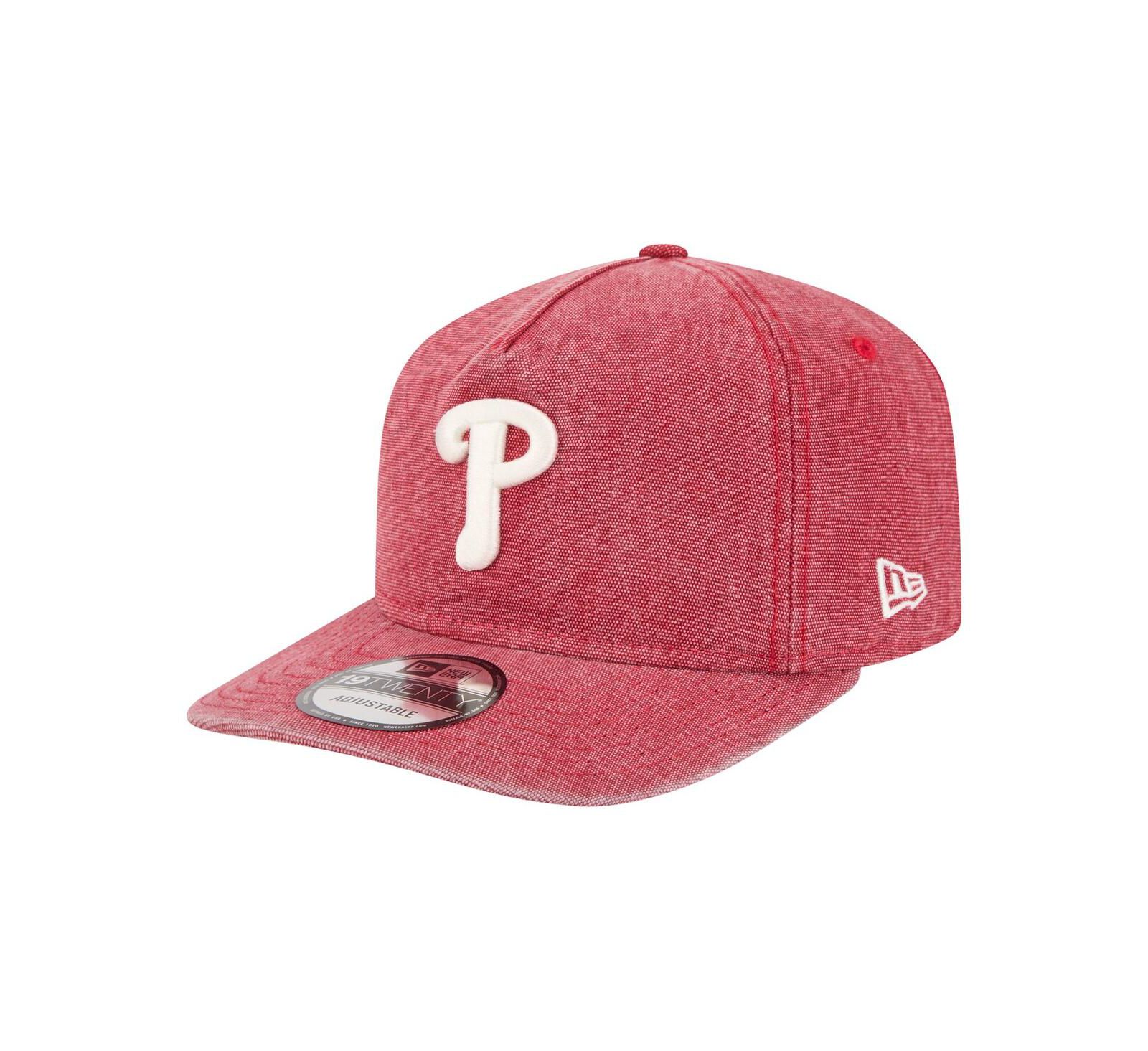 New Era Men's Red Philadelphia Phillies Denim Classic 19TWENTY Adjustable Hat