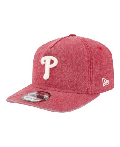 Мужская бейсболка New Era, красная, Philadelphia Phillies Denim Classic 19TWENTY, регулируемая