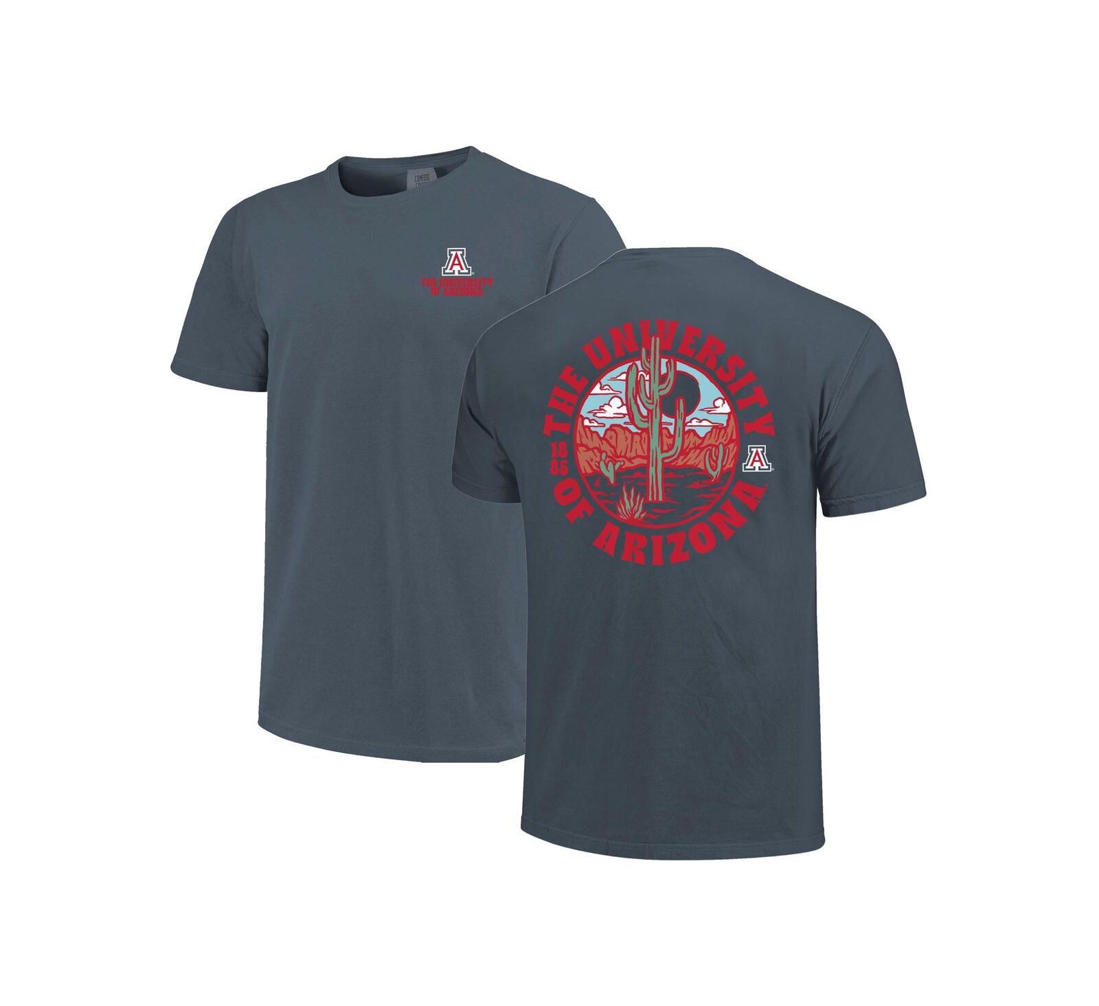 Мужская футболка Image One Navy Arizona Wildcats Comfort Colors с плотным подкладом