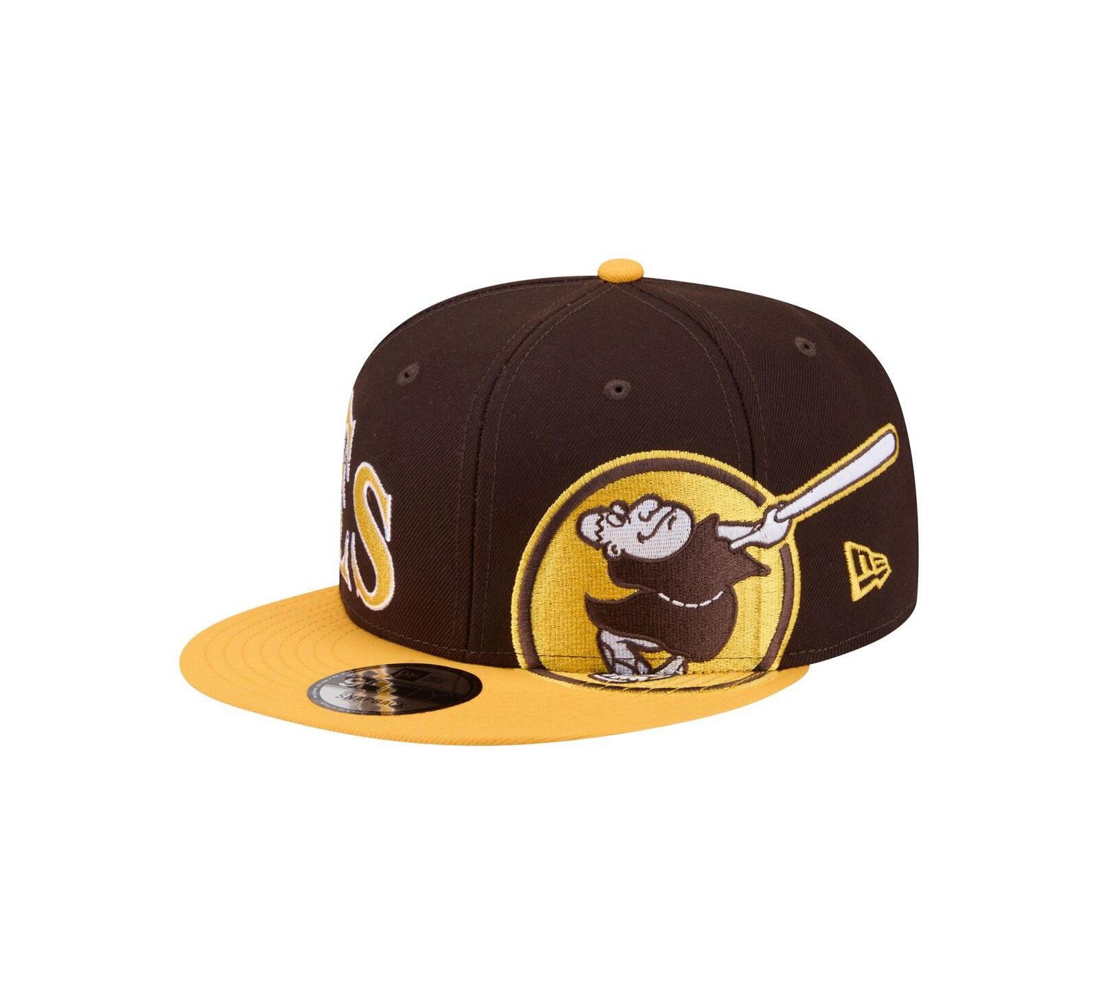 New Era Men's Brown/Gold San Diego Padres Stretched Two-Tone 9FIFTY Adjustable Hat