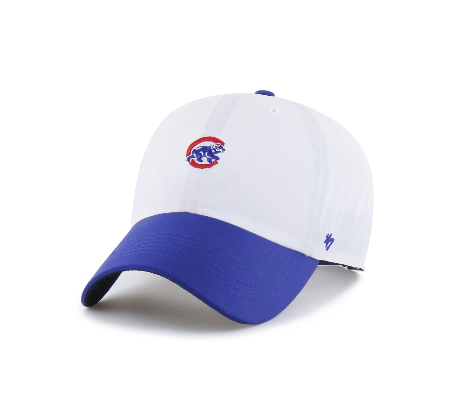 '47 Brand Men's White/Royal Chicago Cubs Vista Mini Clean Up brrr° Adjustable Hat