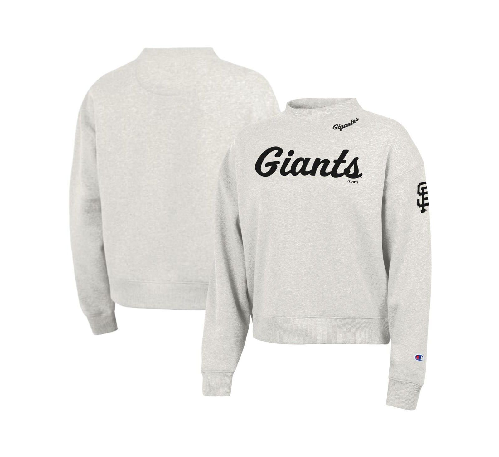 Женское свитшот Champion Stone San Francisco Giants Triumph Tri-Blend
