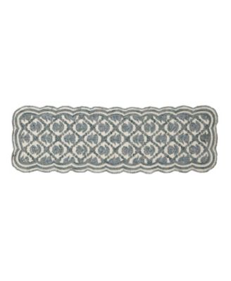 Laura Ashley Декоративный коврик с нескользящим покрытием, 20" x 60"