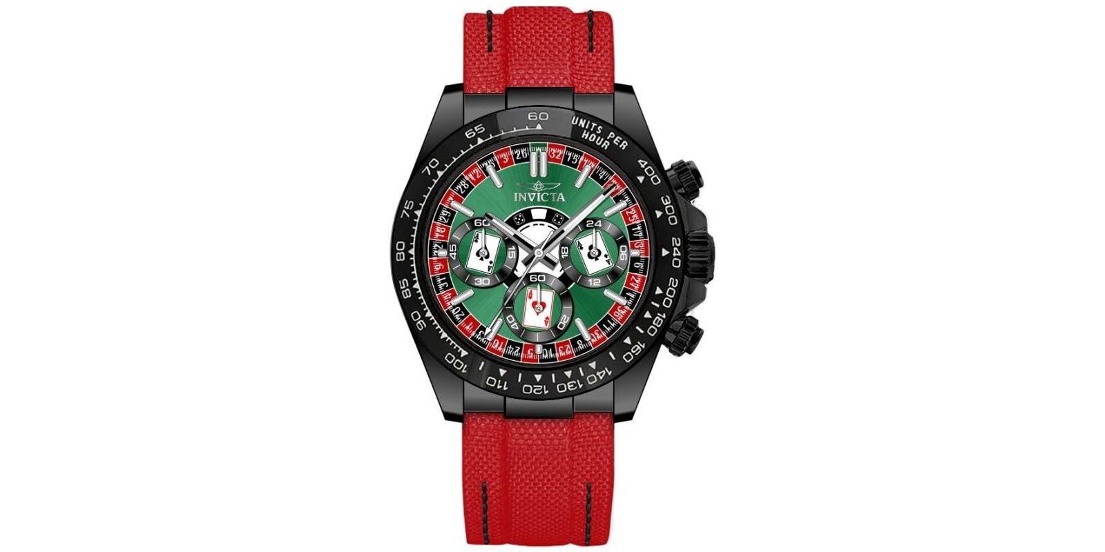 Часы Invicta Men's 50518 Speedway Quartz VD54 Dial Watch