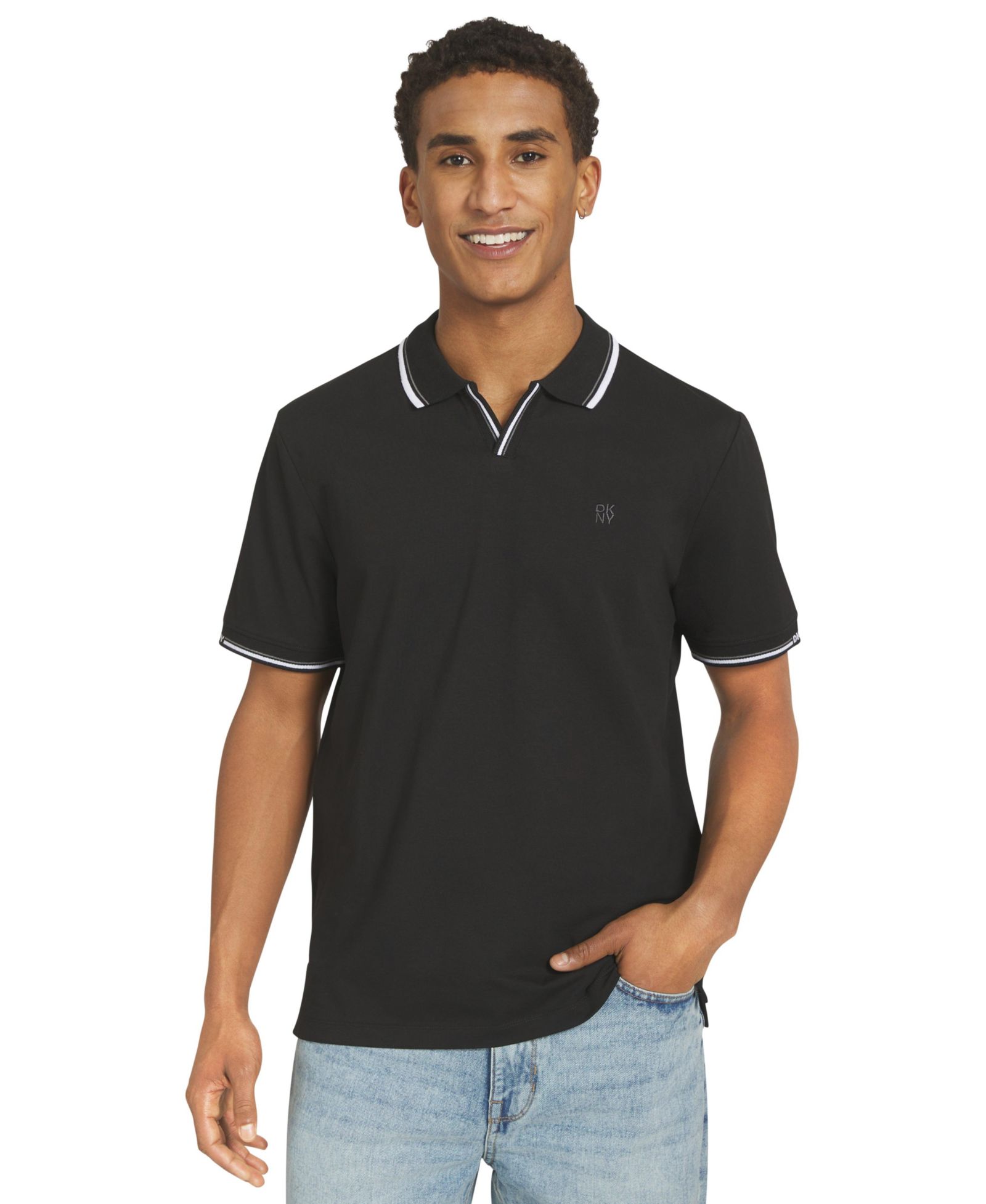 DKNY Men's jory stretch jersey polo