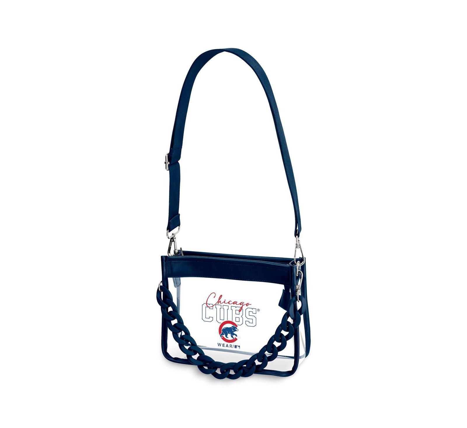 WEAR by Erin Andrews Chicago Cubs Plastic Chain Mini Crossbody Bag