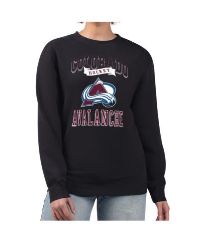 Женский флисовый свитшот G-III 4Her by Carl Banks с логотипом команды Colorado Avalanche