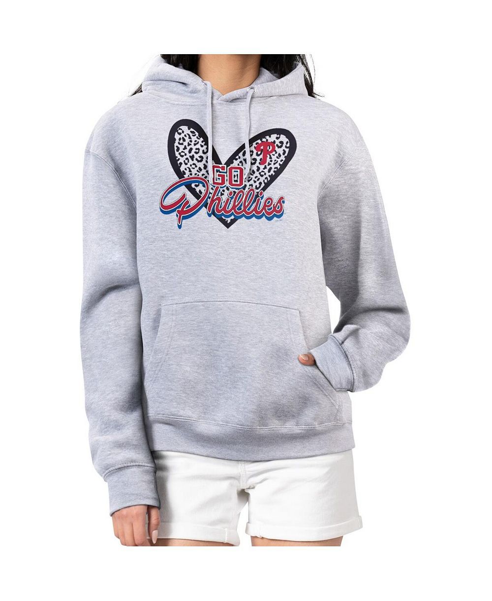 Женское худи G-III 4Her by Carl Banks Philadelphia Phillies Leopard Heart