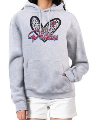 Женское худи G-III 4Her by Carl Banks Philadelphia Phillies Leopard Heart