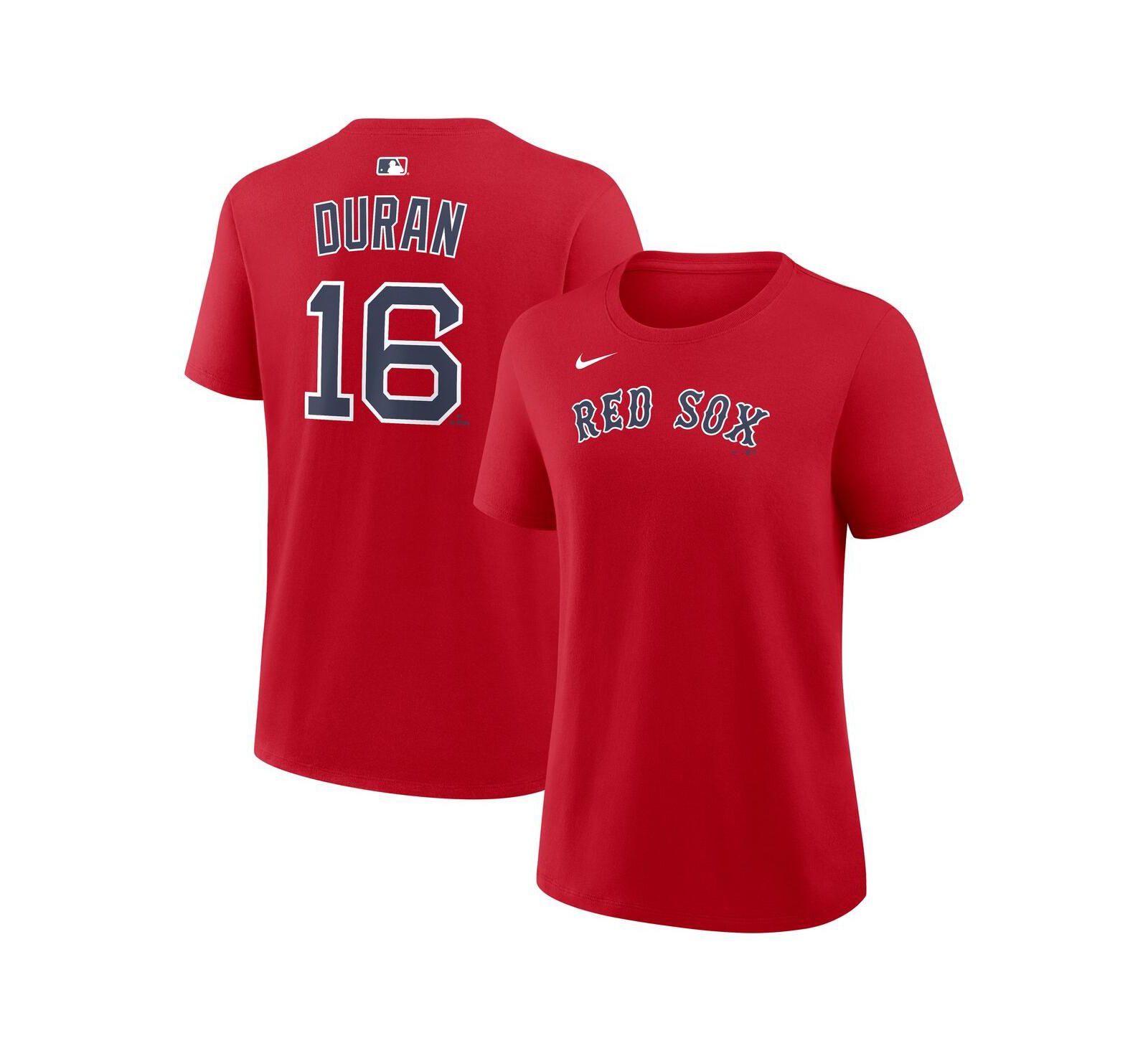 Nike Women's Jarren Duran Red Boston Red Sox Name & Number T-Shirt