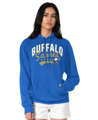 G-III 4Her by Carl Banks Women's Royal Buffalo Sabres Filigree Logo Pullover Hoodie