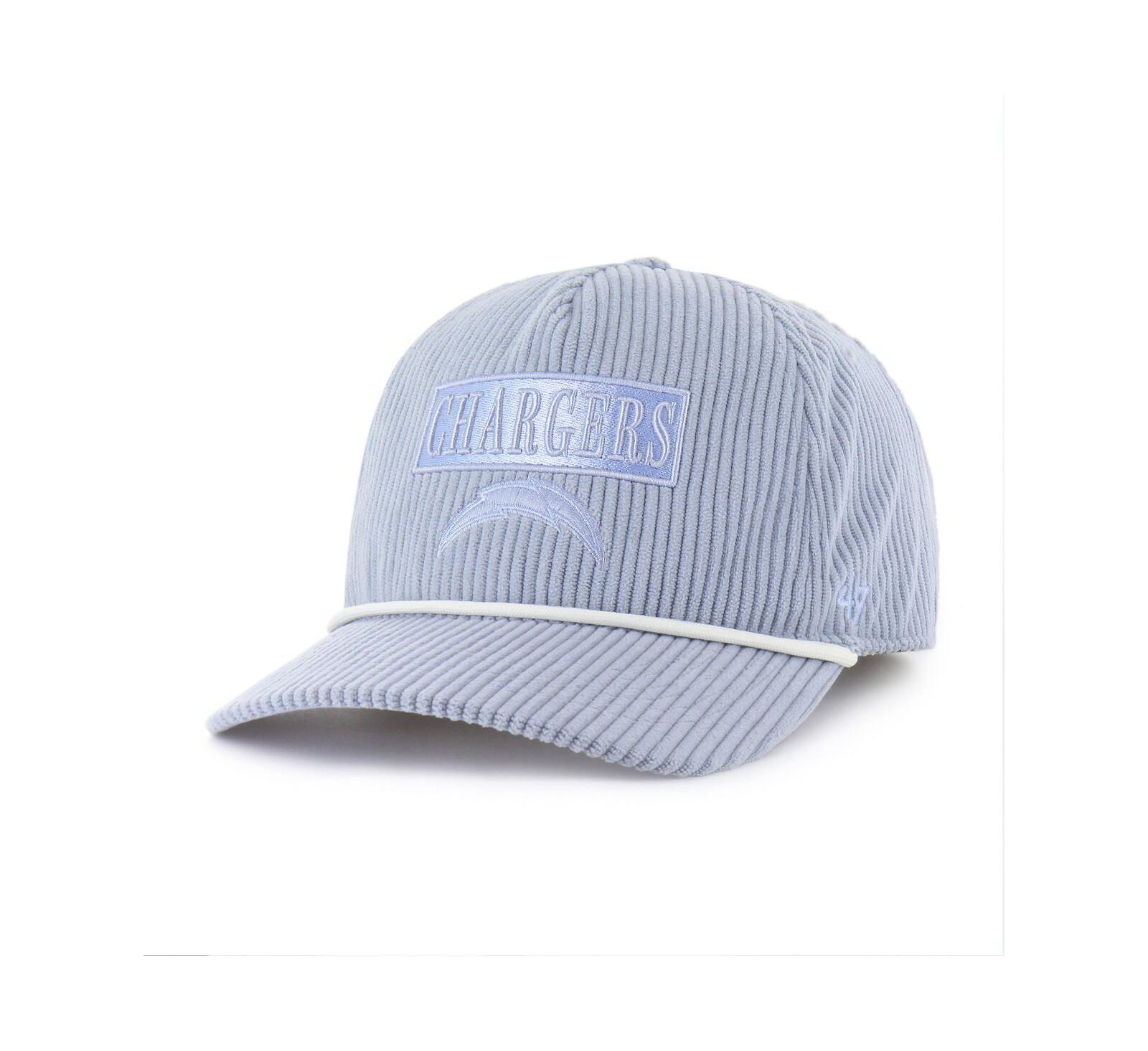'47 Brand Women's Light Blue Los Angeles Chargers Mellow Corduroy Hitch Adjustable Hat