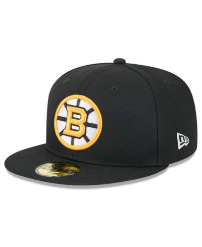 New Era Men's Black Boston Bruins Core 59FIFTY Fitted Hat