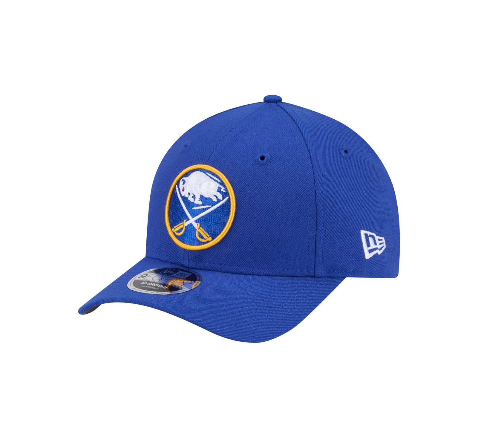 Мужская регулируемая кепка New Era Royal Buffalo Sabres 9FORTY M-Crown