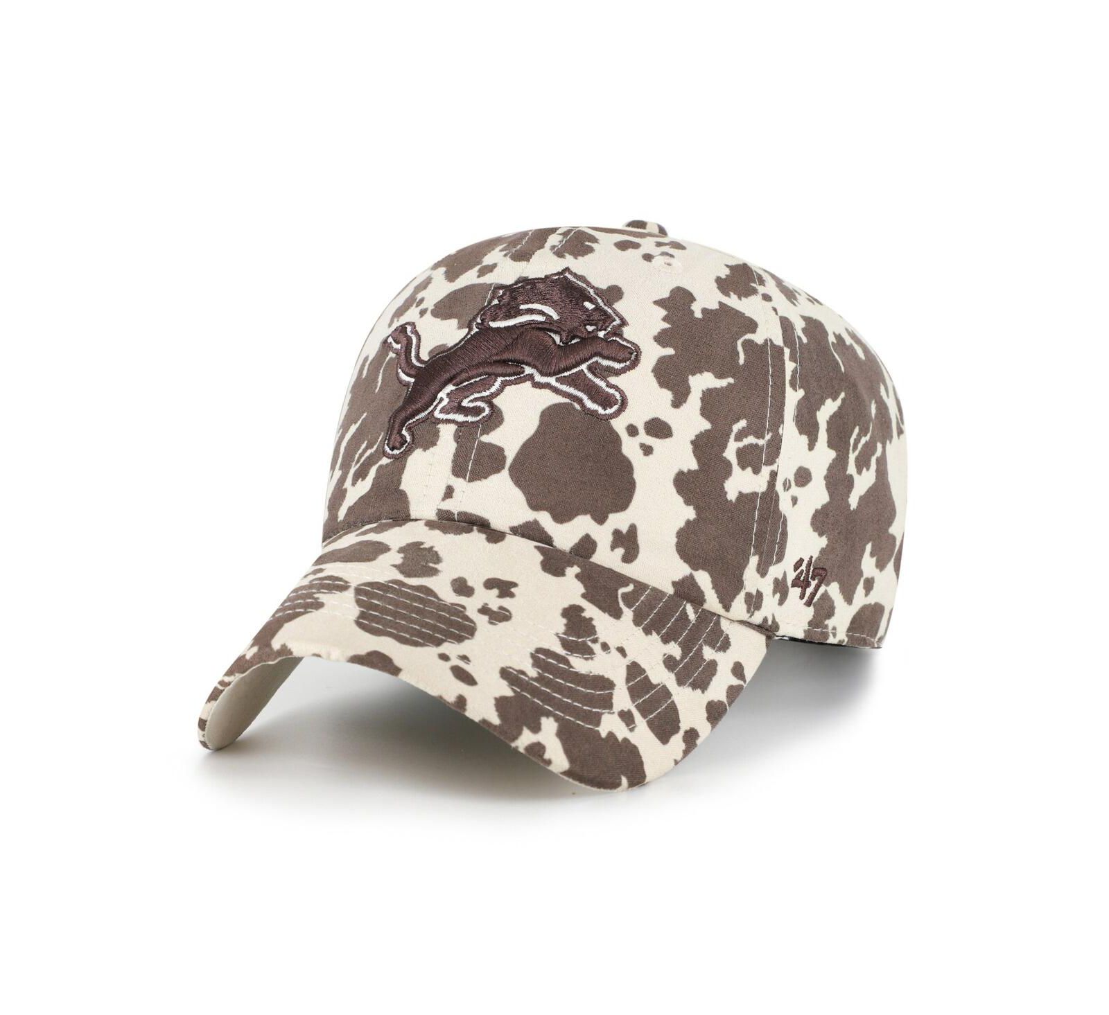 '47 Brand Женская бейсболка Detroit Lions Bessie Clean Up Adjustable Natural