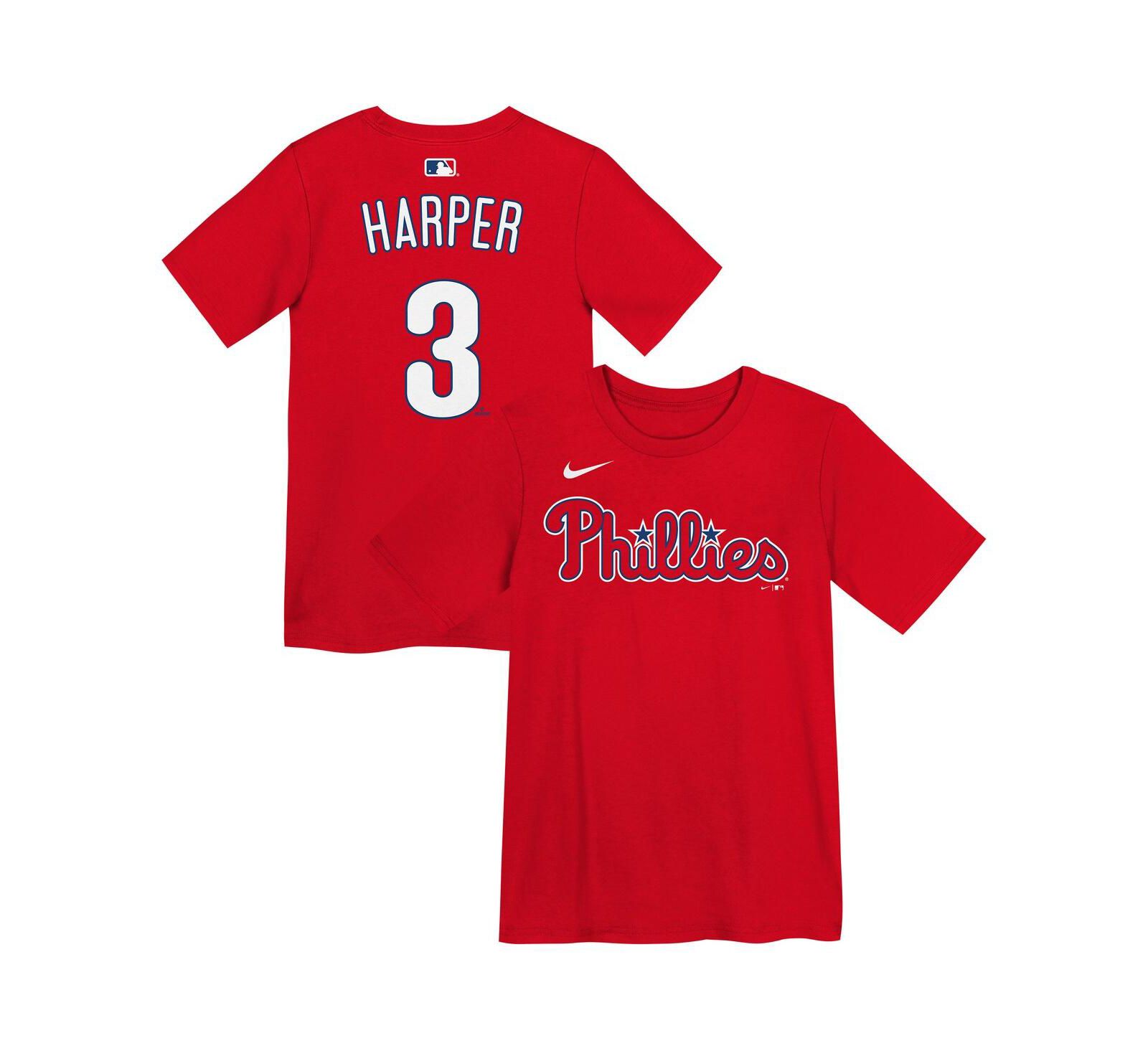Nike футболка Bryce Harper Red Philadelphia Phillies для детей