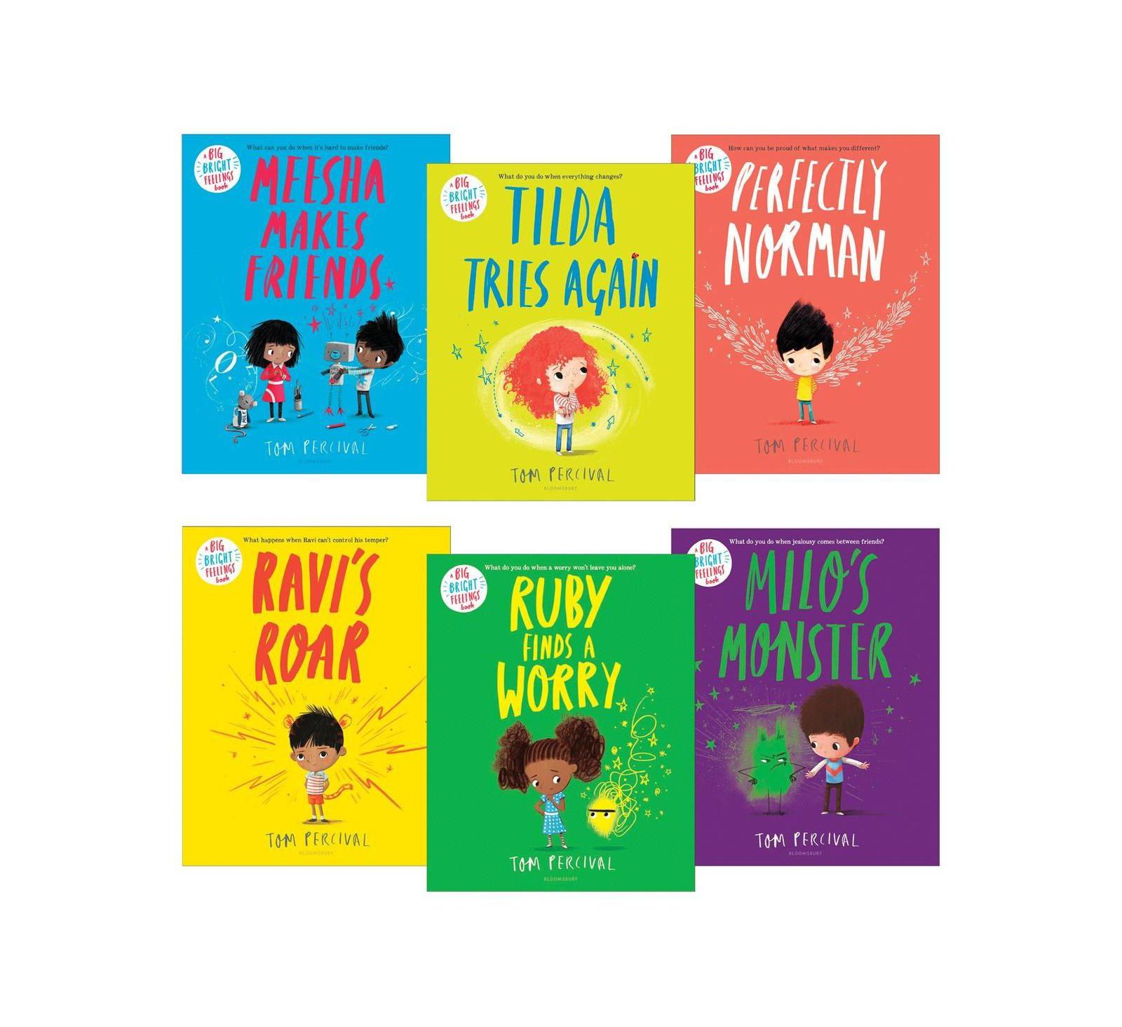 Детские книги Kaplan Early Learning Big Bright Feelings Paperback Set of 6