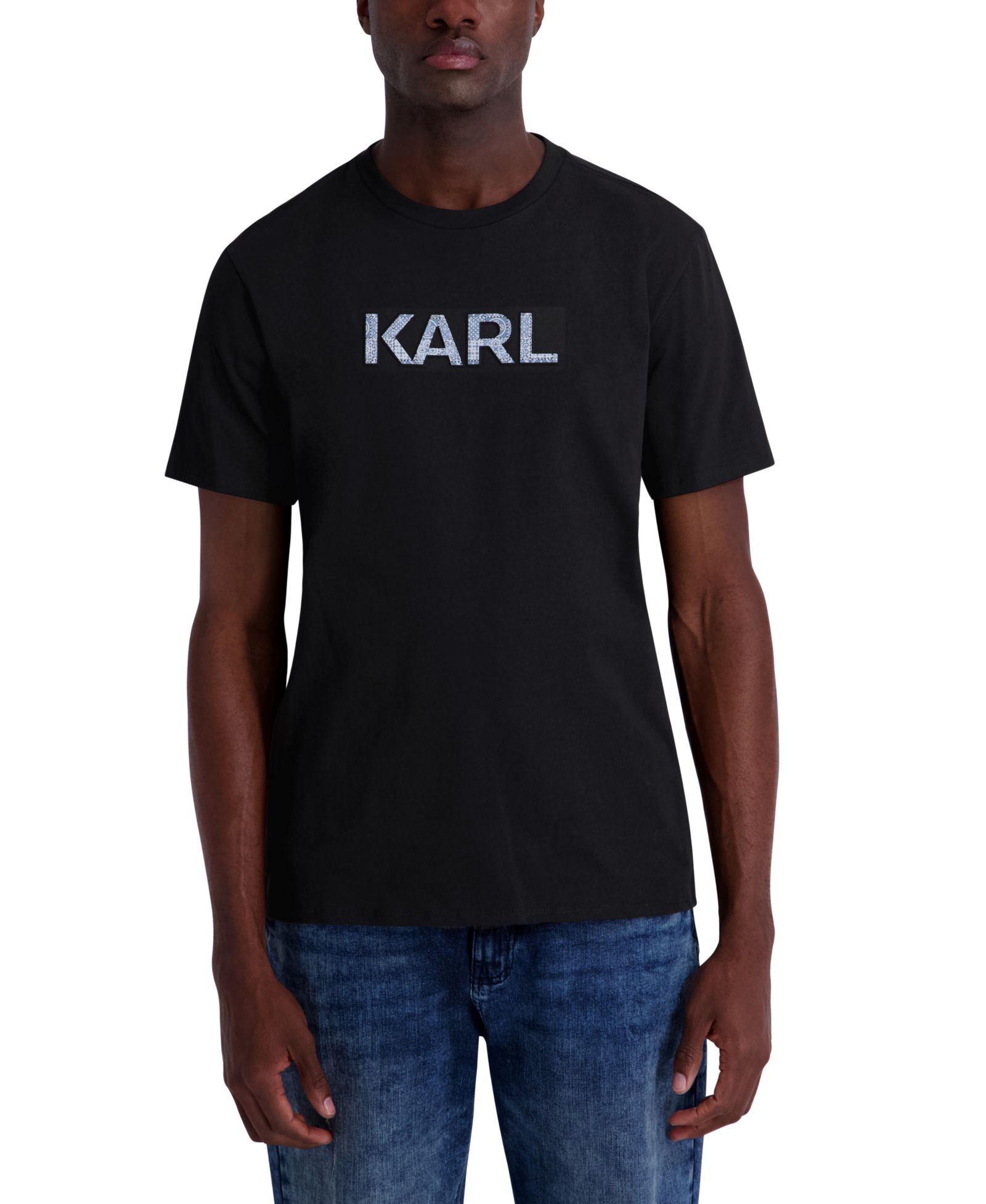 KARL LAGERFELD PARIS Men's Short-Sleeve T-Shirt