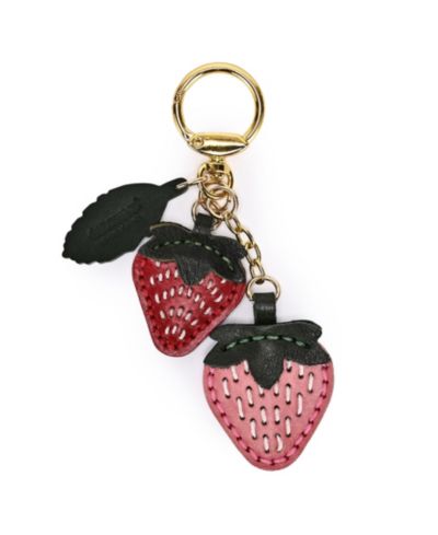 OLD TREND Strawberry Mini Handcrafted Botanical Fruit Key Chain