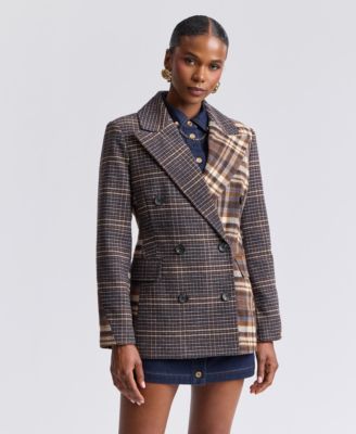 Navy Copper Plaid Multi