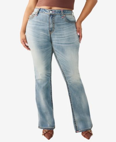 Джинсы True Religion Plus Size Becca Mid-Rise Bootcut