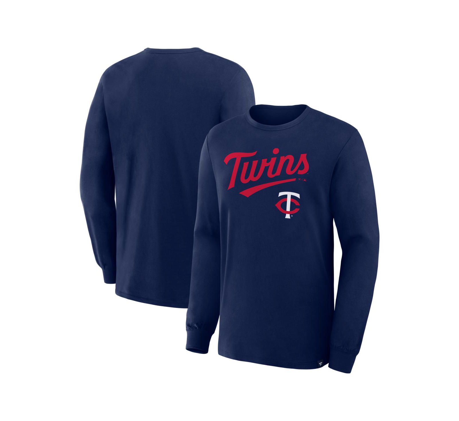 Fanatics Men's Navy Minnesota Twins Lock-Up Legacy Long Sleeve T-Shirt