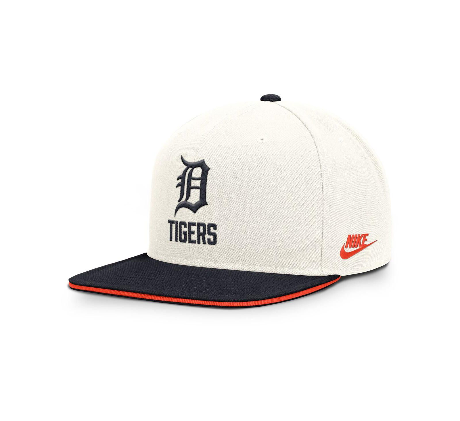 Nike Men's Cream/Navy Detroit Tigers Cooperstown Pro Dri-FIT Snapback Hat