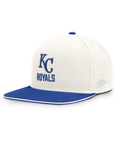 Кепка Nike Kansas City Royals Cooperstown Pro Dri-FIT Snapback, кремовая/синяя