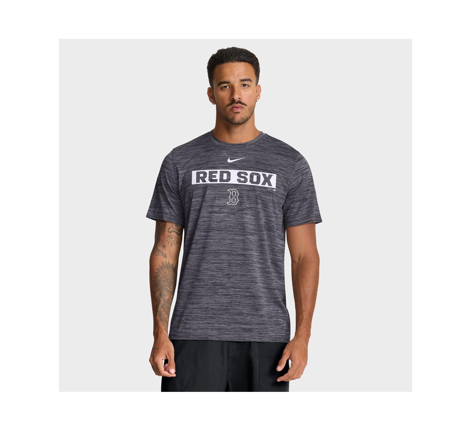Nike Men's Black Boston Red Sox Velocity Dri-FIT T-Shirt