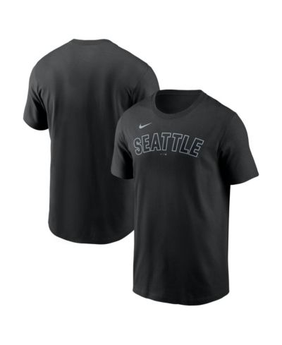 Nike Men's Black Seattle Mariners Alternate Wordmark T-Shirt