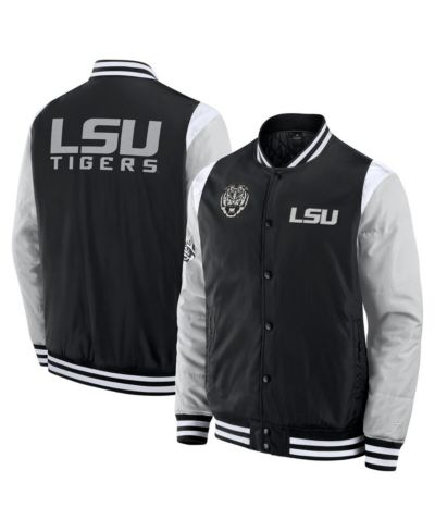 Fanatics Men's Black LSU Tigers Elements Elite Full-Snap Jacket