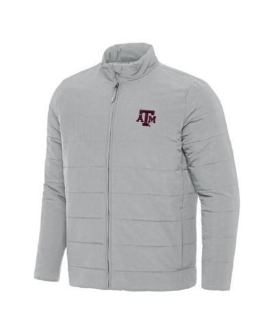 Мужская пуховая куртка Antigua Gray Texas A&M Aggies Swelter Full-Zip