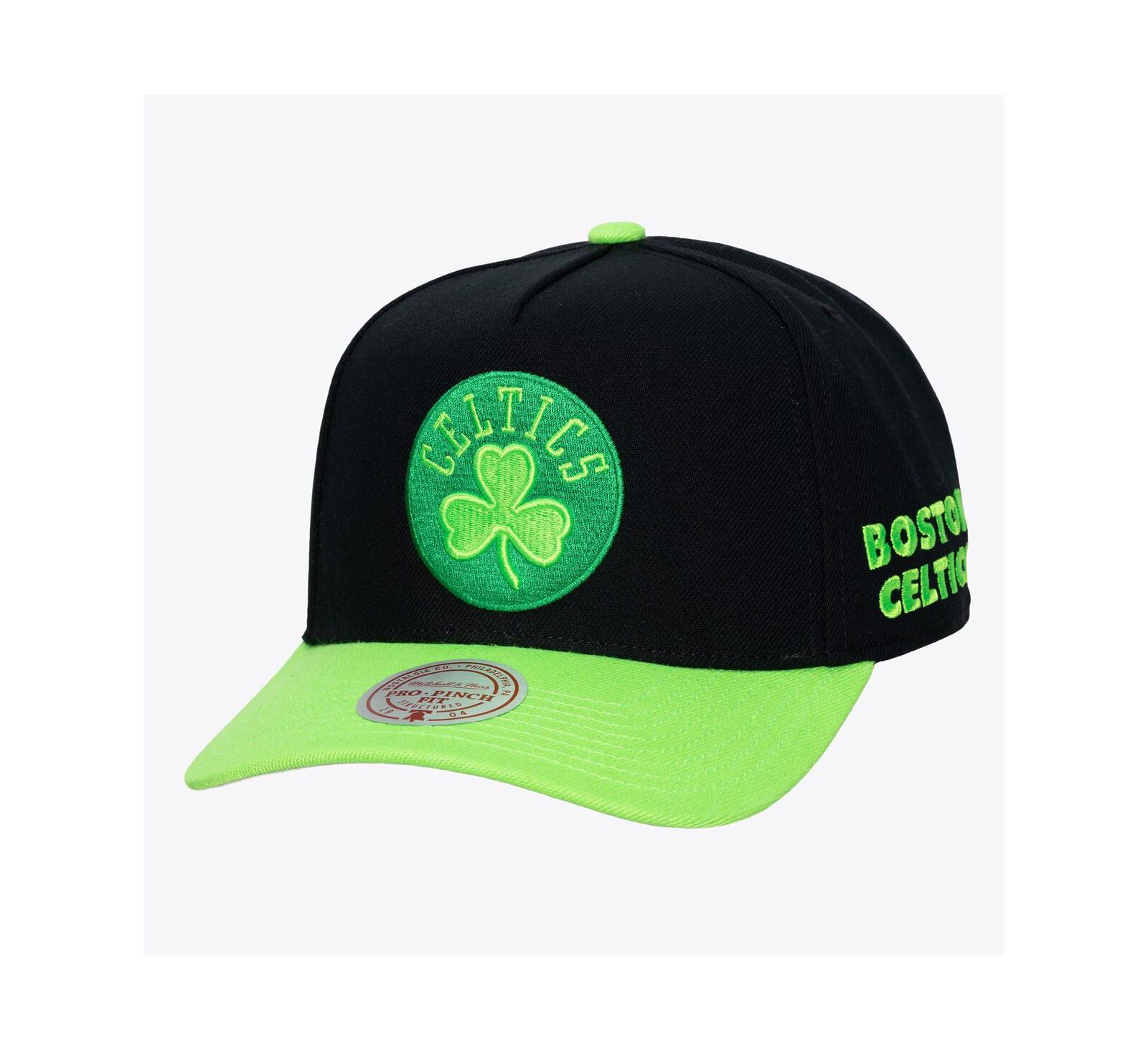Кепка Mitchell & Ness Men's Black Boston Celtics Hardwood Classics Legendary Away Pro-Pinch Adjustable