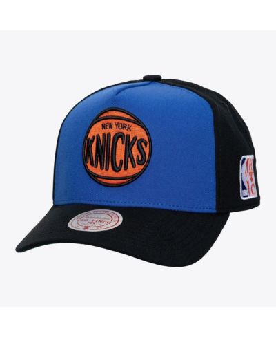 Mitchell & Ness Men's Blue New York Knicks Legendary Home Pro Pinch Snapback Hat