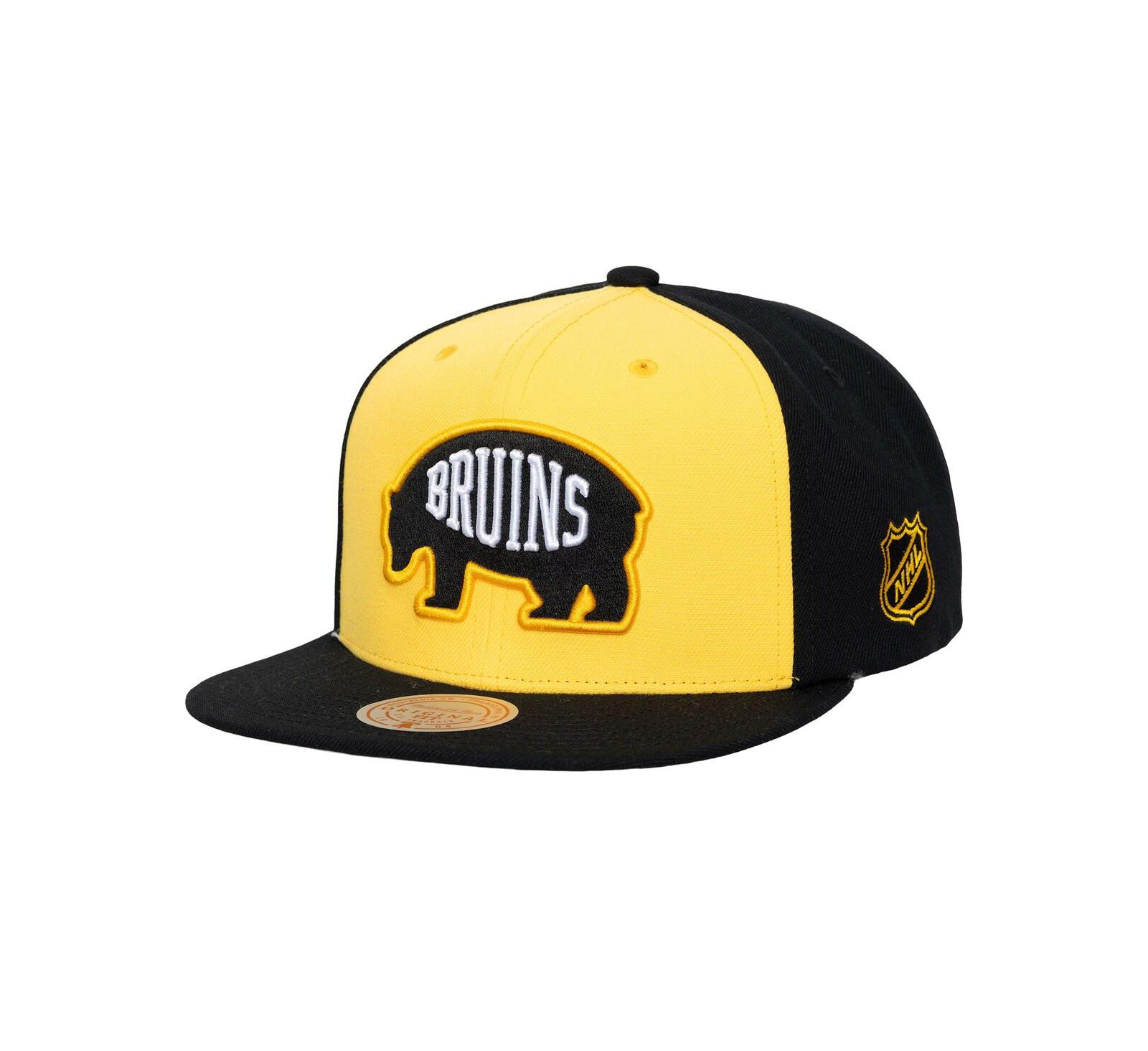 Мужская кепка Mitchell & Ness Gold Boston Bruins Legendary Away Snapback