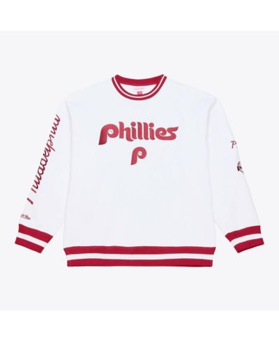 Мужская свитшот Mitchell & Ness Philadelphia Phillies Arctic Fleece белый