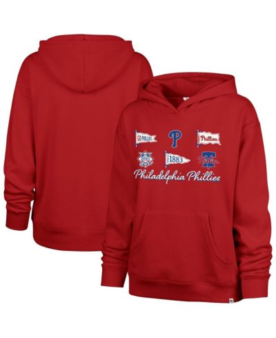 Женское худи '47 Brand Red Philadelphia Phillies Bow Banners Naomi