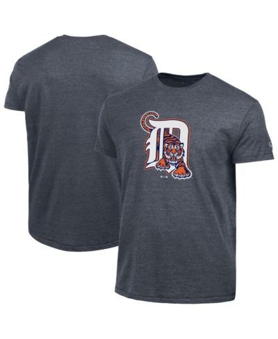 Champion Мужская футболка Tri-Blend с логотипом Detroit Tigers Cooperstown Navy