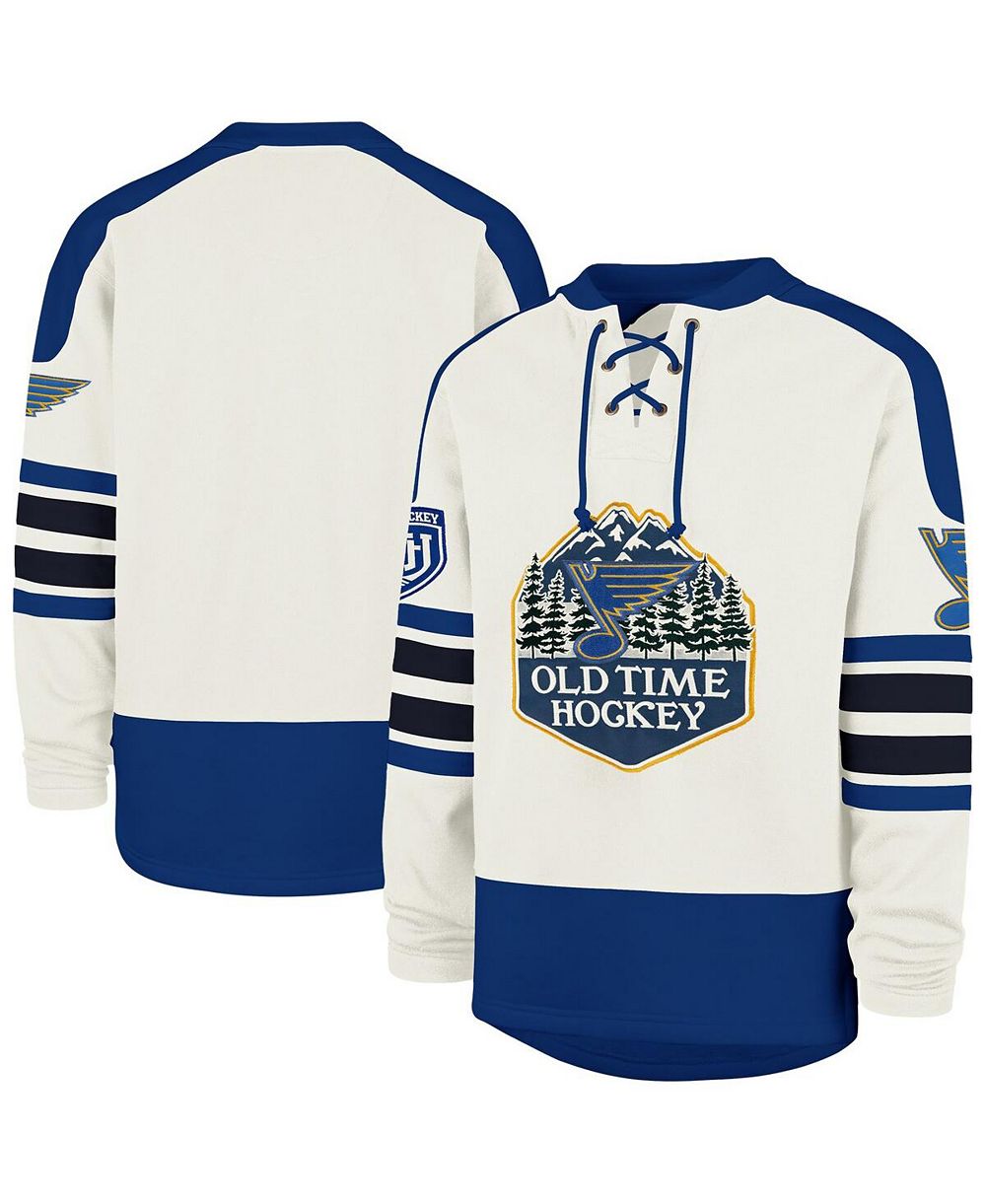 Мужское свитшот '47 Brand St. Louis Blues Pond Hockey Trio Eternal Lacer, кремовый