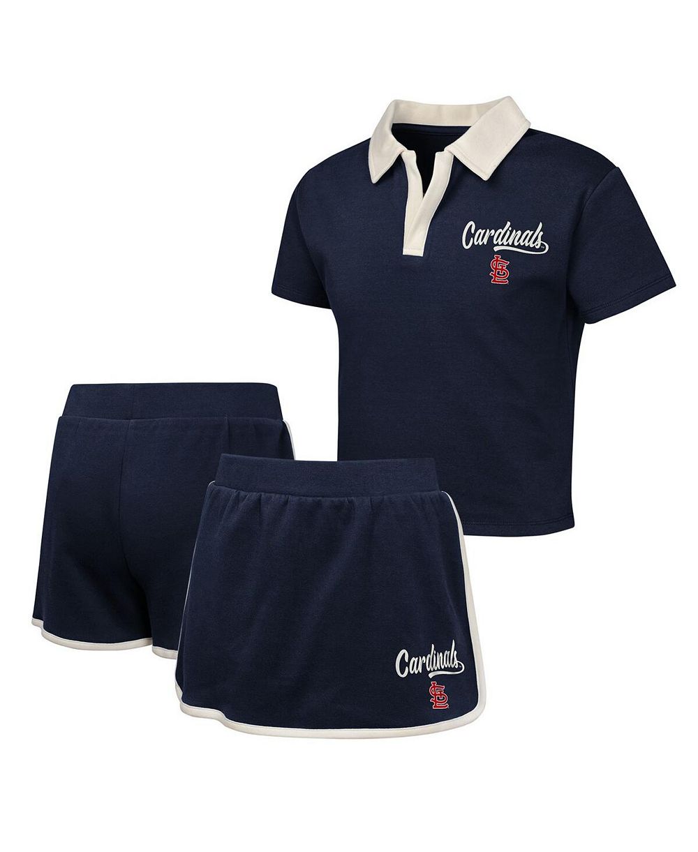 Outerstuff Детский набор Navy St. Louis Cardinals Base Trainer Johnny Polo и юбка-шорты Skort