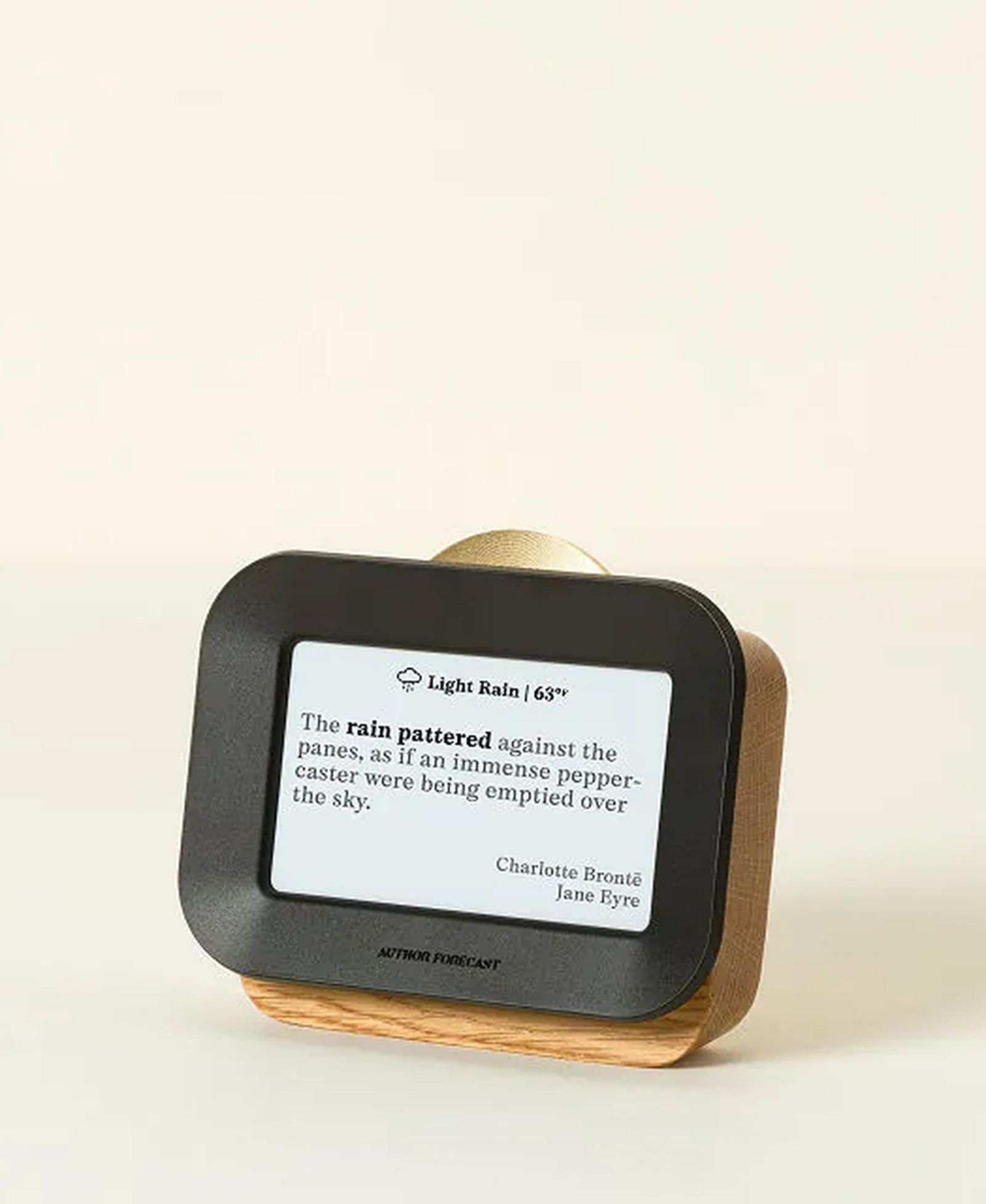 Uncommon Goods Literary Weather Forecast