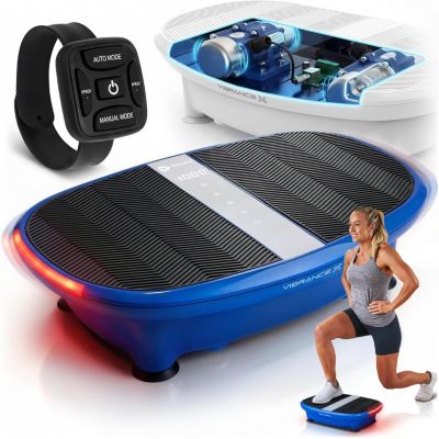 Lifepro Vibration Plate for Lymphatic Drainage - Whole Body Vibration Platform Machine with 60 Speeds, Remote Control and LED Indicator