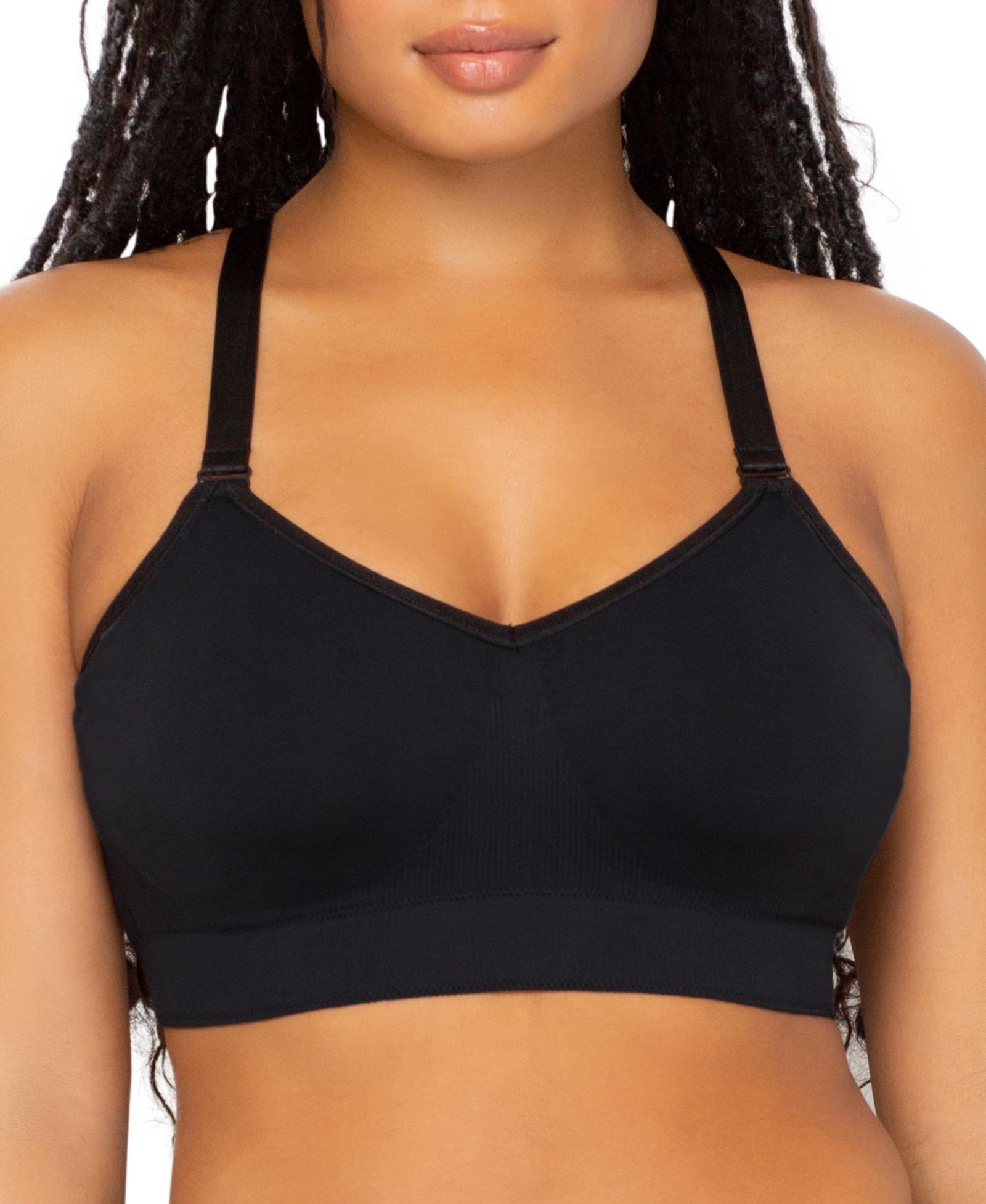 Curvy Couture Women's Smooth Seamless Comfort Wireless Bra