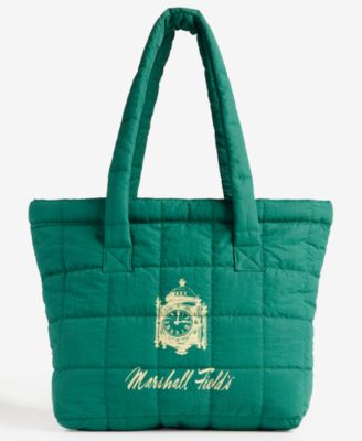 Сумка-шоппер Marshall Fields Quilted Logo Puffer