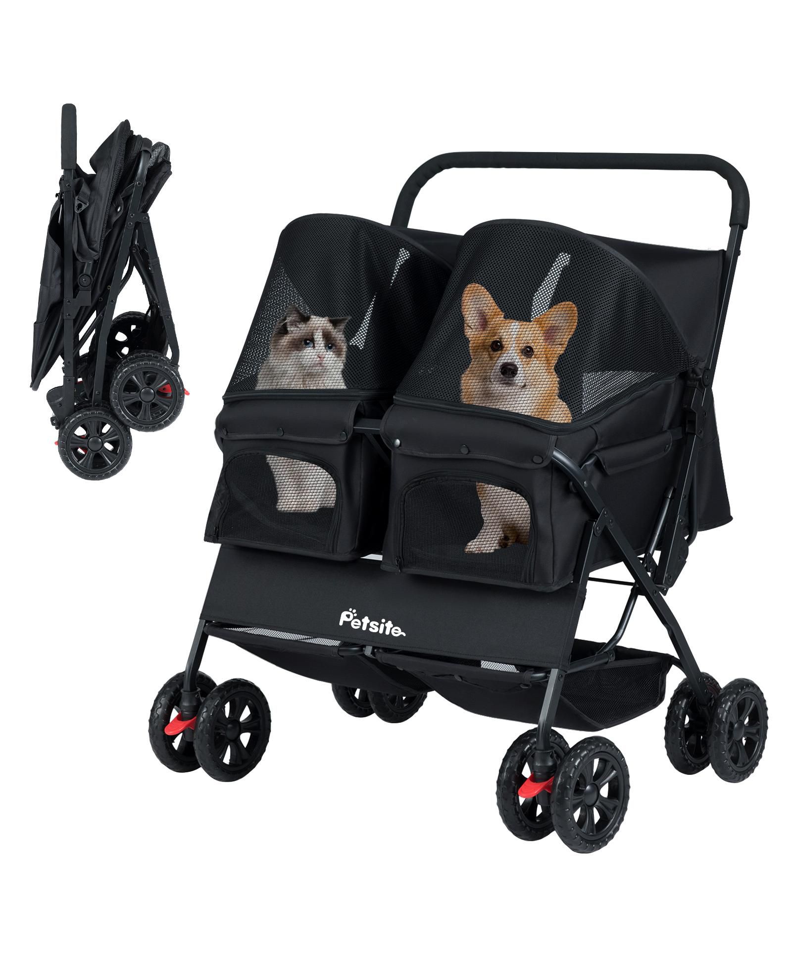 Детская коляска Gymax Double Pet Stroller