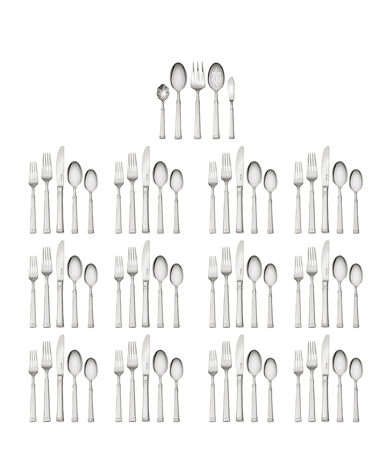 Henckels Plaza 65-Pc. Flatware Set, Service for 12