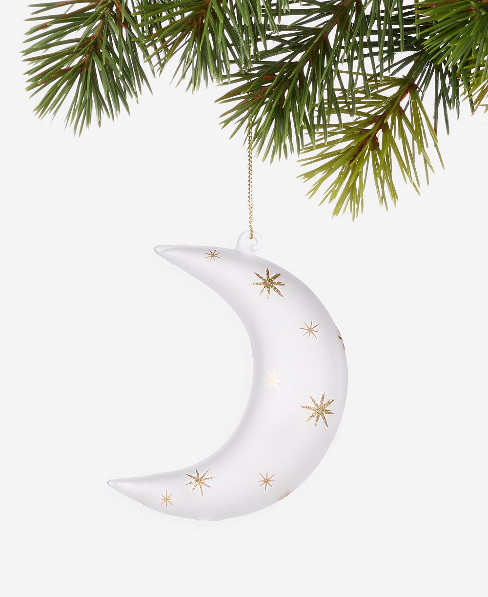 Holiday Lane Celestial Gems Moon with Star Ornament, Macy's Exclusive