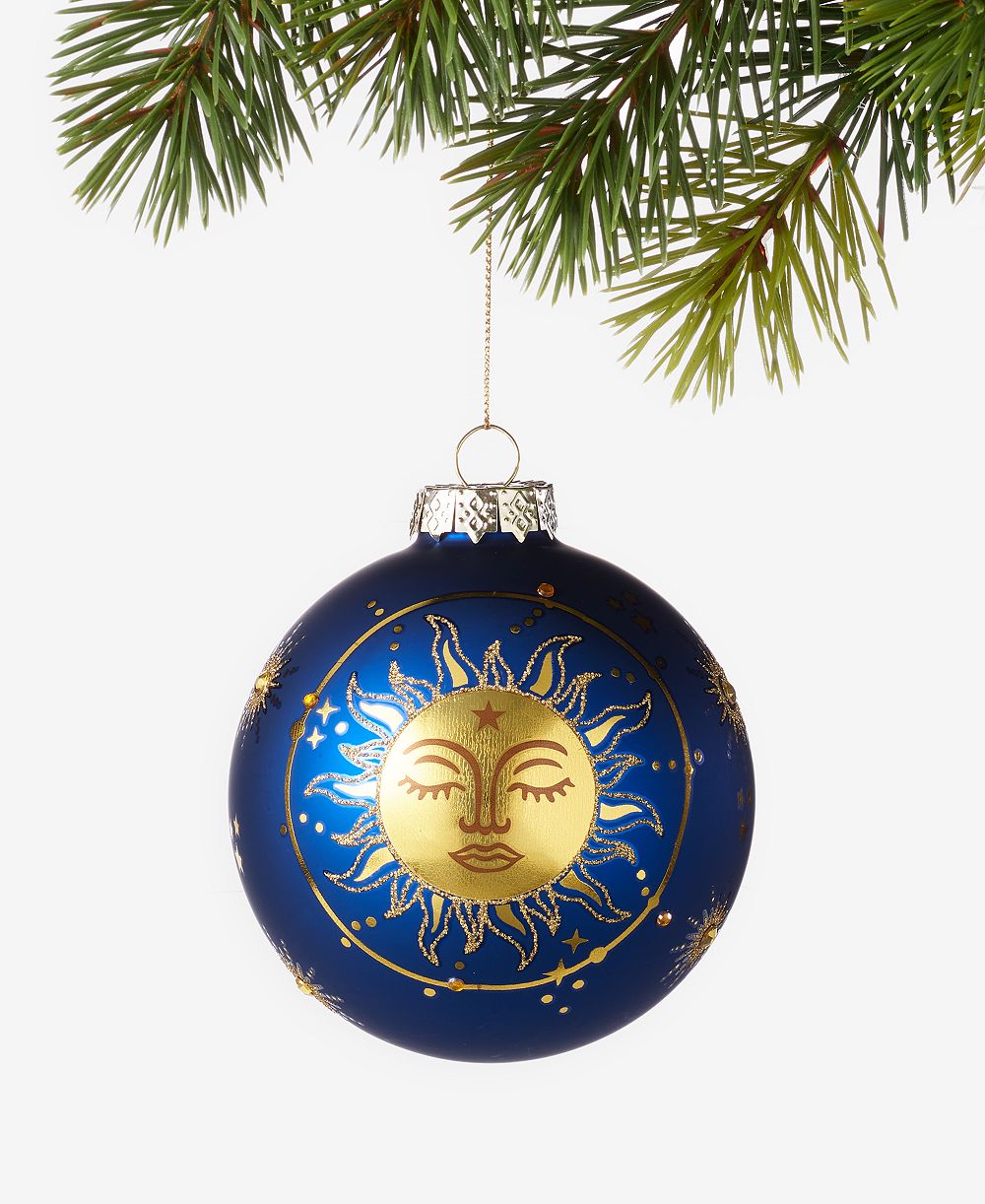 Рождественский орнамент Holiday Lane Celestial Gems Sun Ball, эксклюзив Macy's