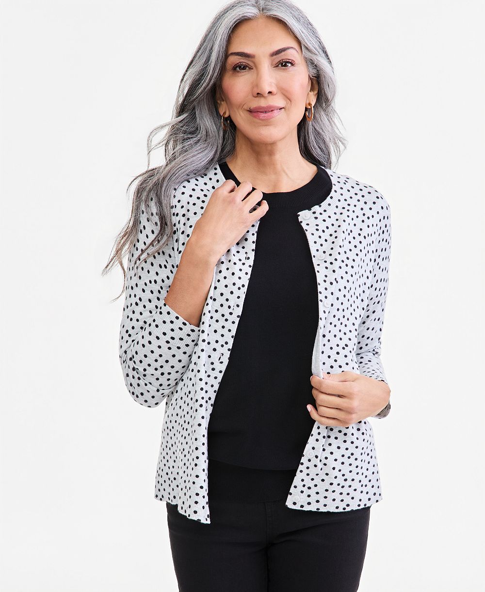 Женский кардиган Style & Co Printed